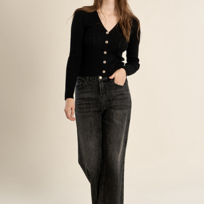 MOLLY - Gilet court ajusté 