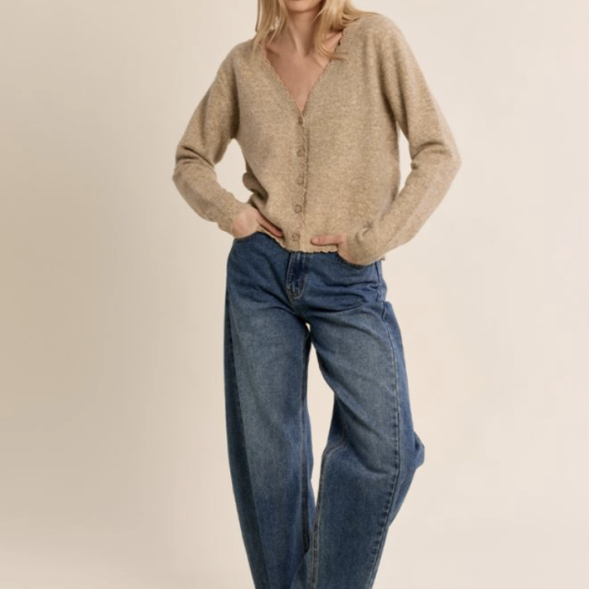 MOLLY - Cardigan col V