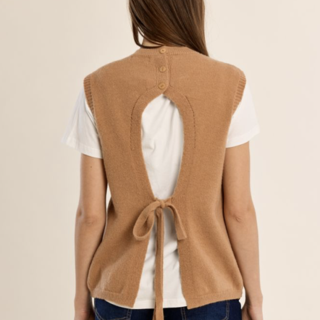 MOLLY -  Pull sans manches, dos nu 
