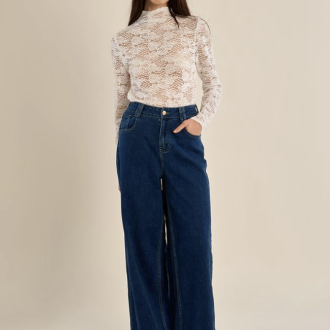 MOLLY -  Sous-pull en dentelle 