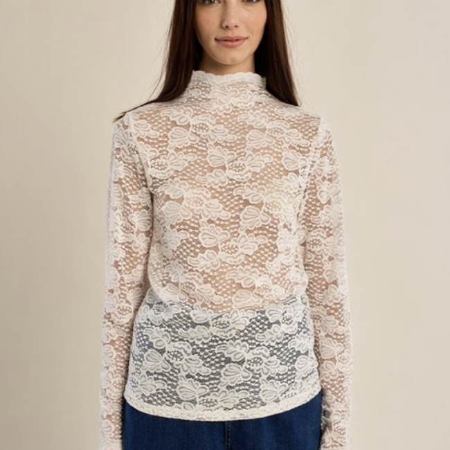 MOLLY -  Sous-pull en dentelle 