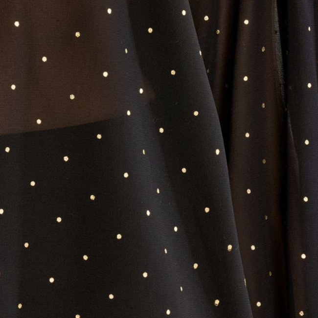 MOLLY - Blouse à pois en semi-transparence