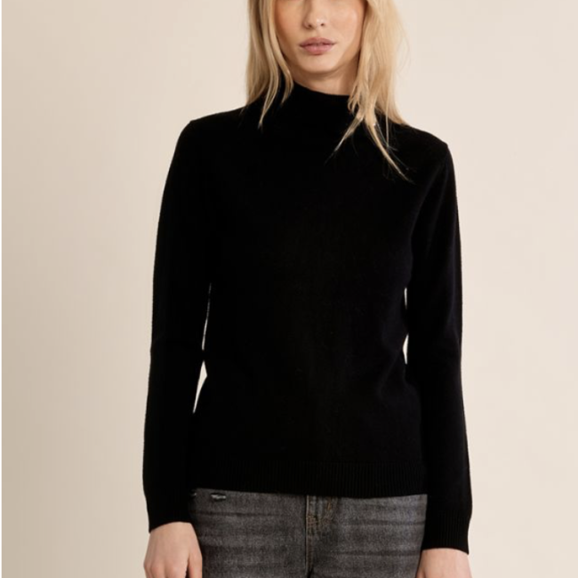 MOLLY - Pull en maille fine, col roulé 