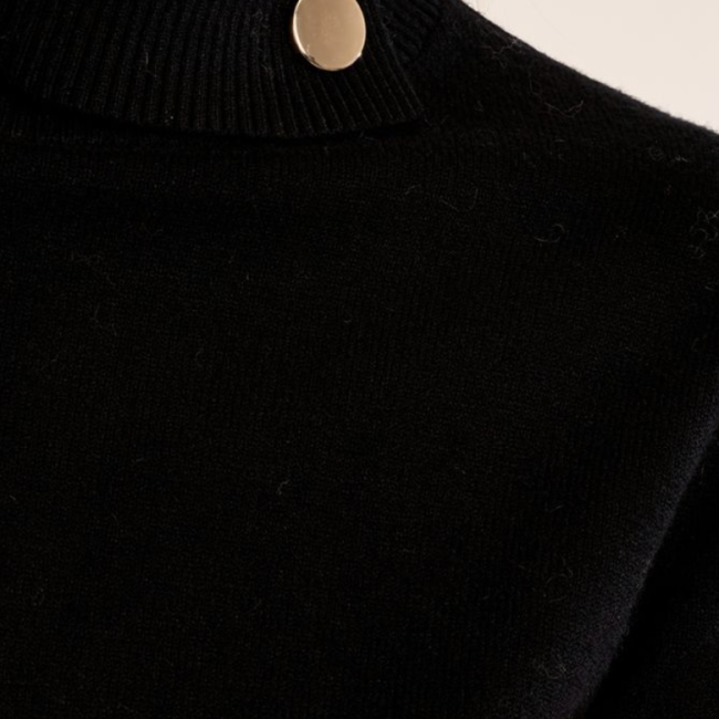 MOLLY - Pull en maille fine, col roulé 