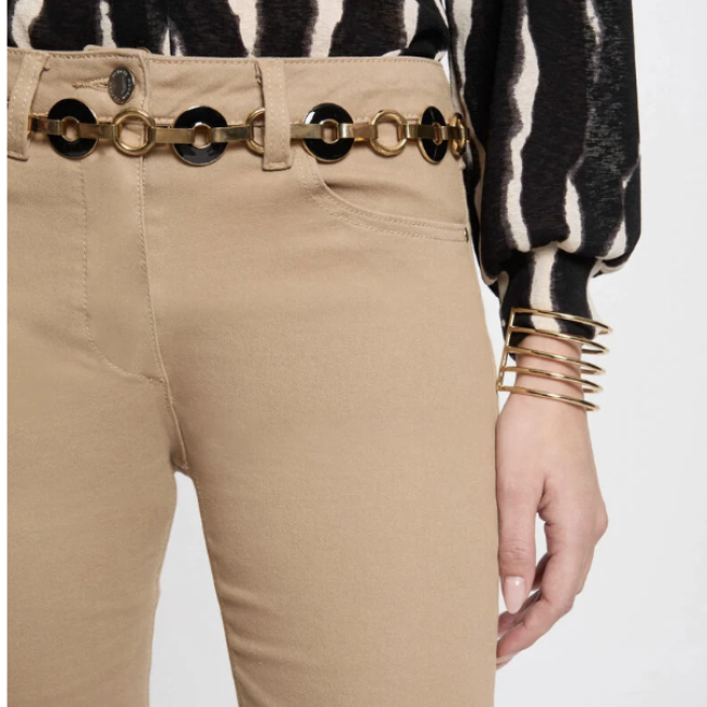 MORGAN - Pantalon droit camel