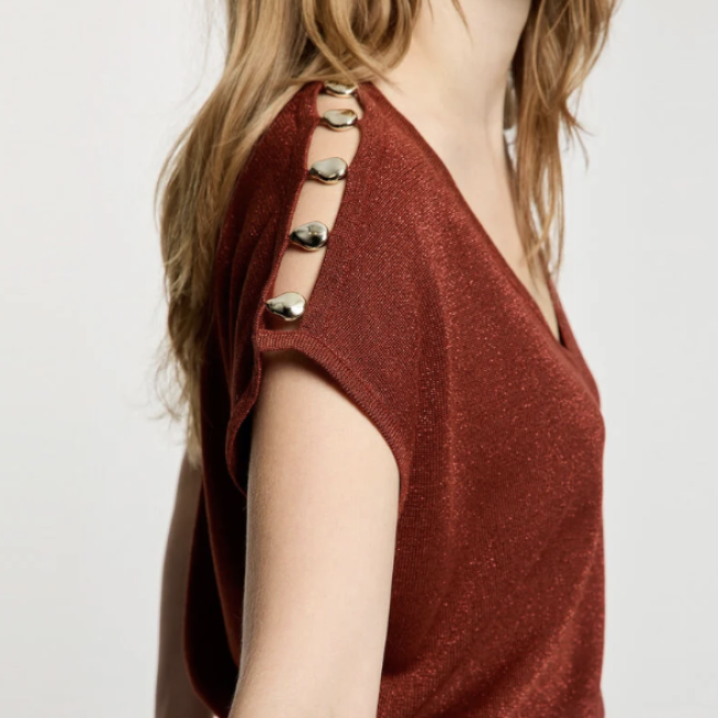 MORGAN - Top oversize col v
