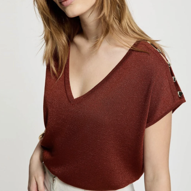 MORGAN - Top oversize col v