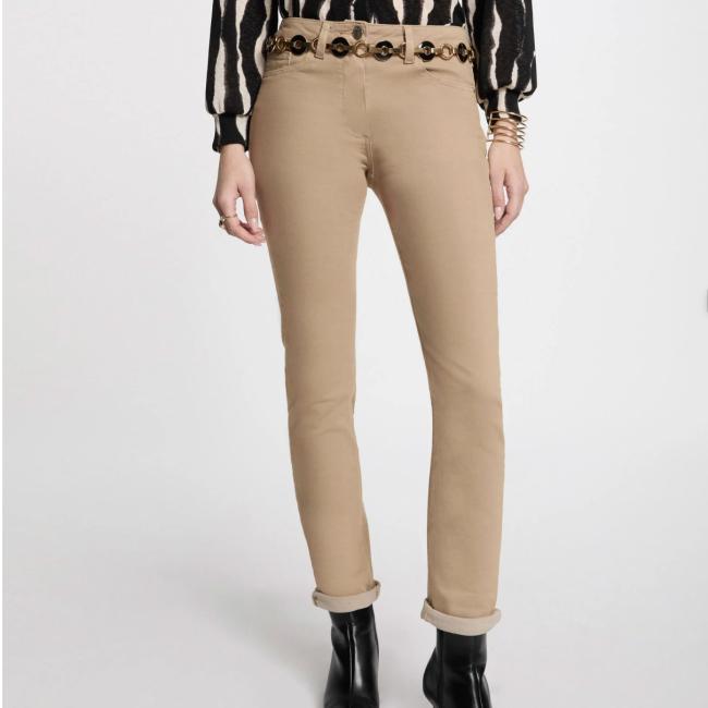 MORGAN - Pantalon droit camel