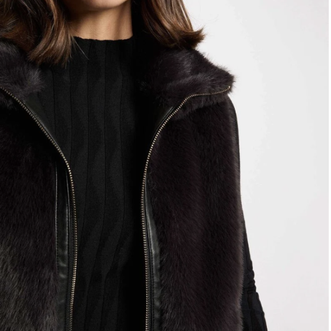 MORGAN - Veste sans manches noir