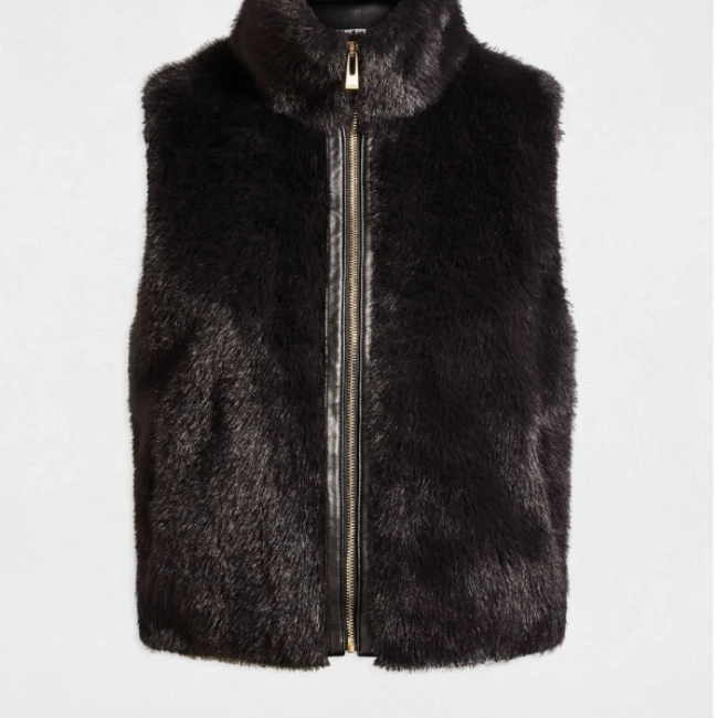 MORGAN - Veste sans manches noir