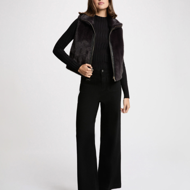 MORGAN - Veste sans manches noir