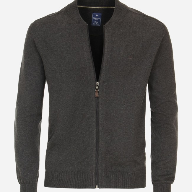 REDMOND - Gilet Zippé Anthracite 