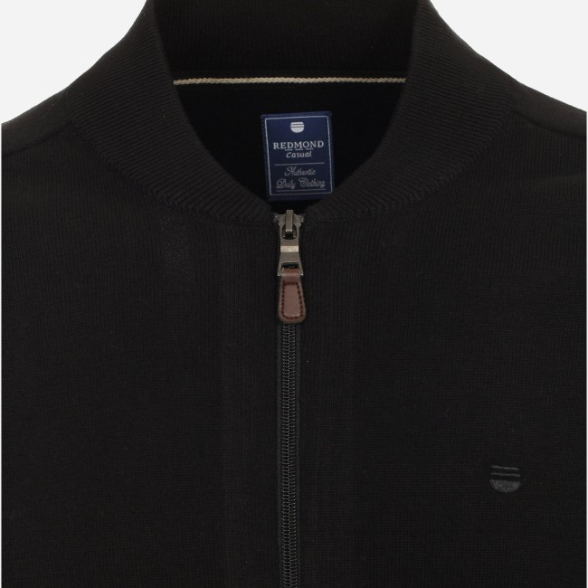 REDMOND - Gilet Zippé noir 