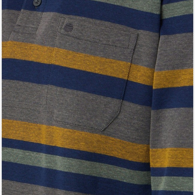 REDMOND - Polo Rayure Safran 