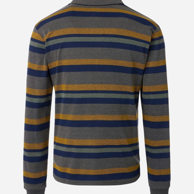 REDMOND - Polo Rayure Safran 