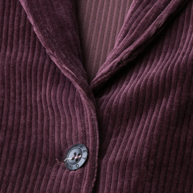 STREET ONE - Blazer en velours côtelé avec col à revers et boutons