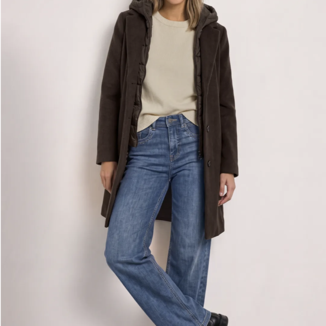 STREET ONE - Manteau à col tailleur et capuche intégrée