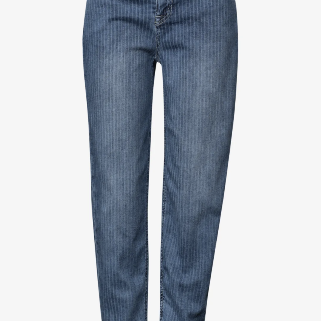 STREET ONE - Jean barrel leg taille haute