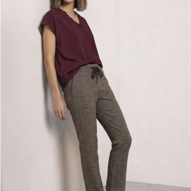 STREET ONE - Pantalon à motif carreaux