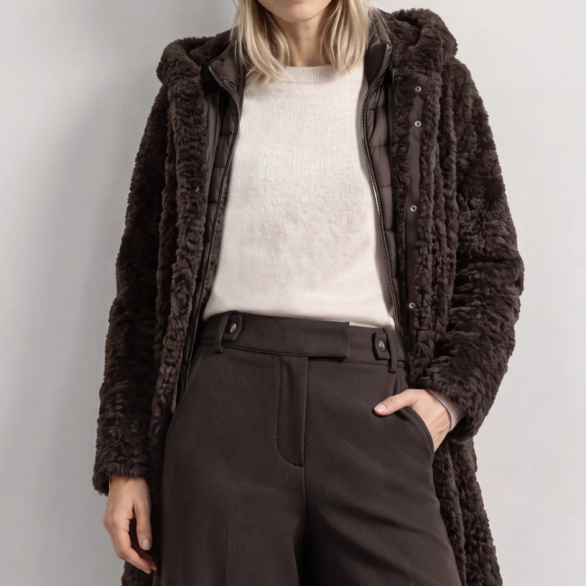 STREET ONE - Manteau Teddy avec doublure
