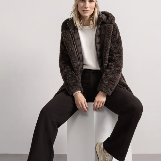 STREET ONE - Manteau Teddy avec doublure