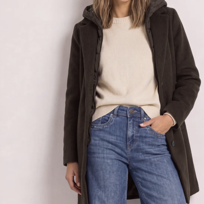 STREET ONE - Manteau à col tailleur et capuche intégrée