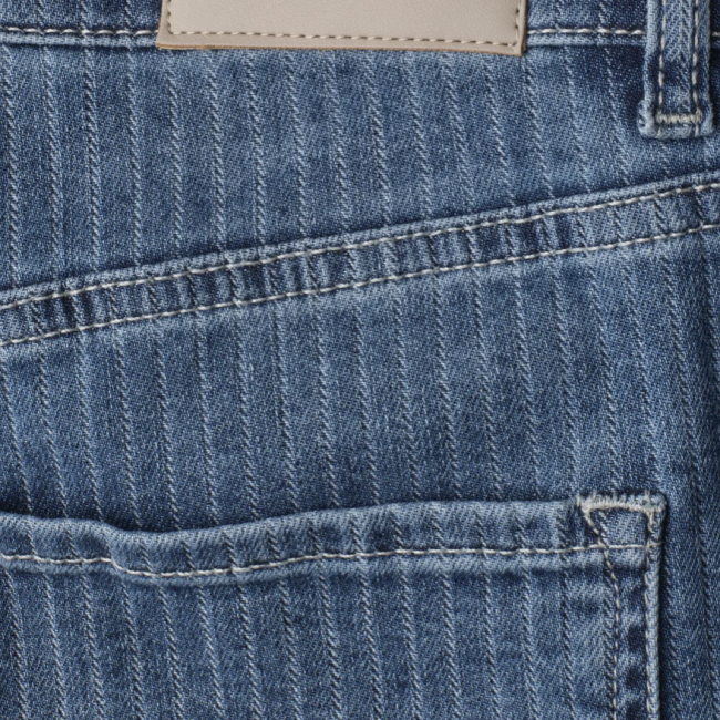 STREET ONE - Jean barrel leg taille haute