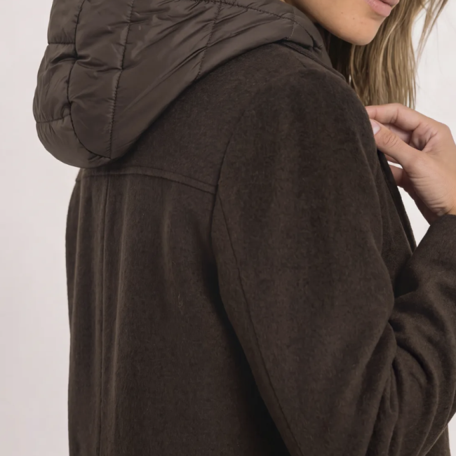 STREET ONE - Manteau à col tailleur et capuche intégrée