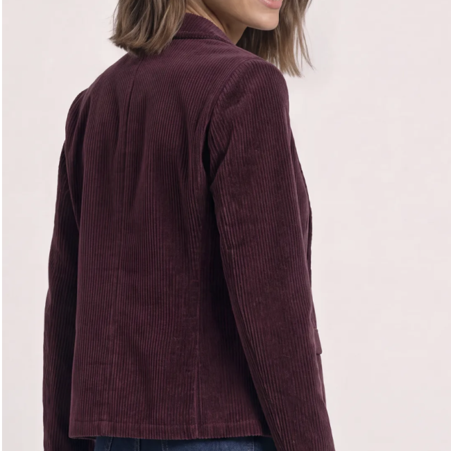 STREET ONE - Blazer en velours côtelé avec col à revers et boutons