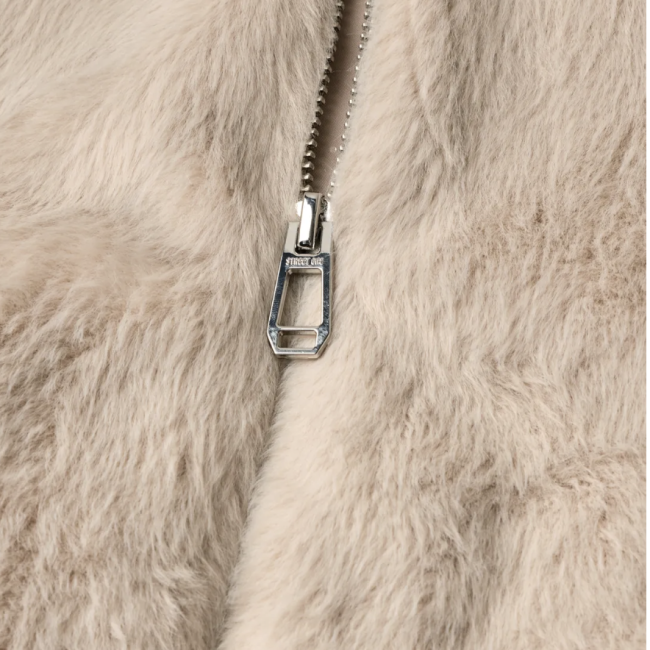 STREET ONE - Gilet en fausse fourrure avec fermeture éclair et poches