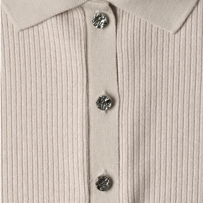 STREETONE - Polo en maille à motif côtelé