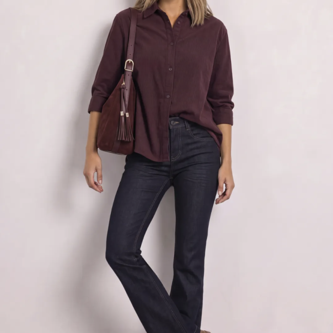 STREET ONE - Jean bootcut taille haute 