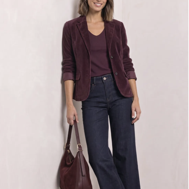 STREETONE - Blazer en velours côtelé