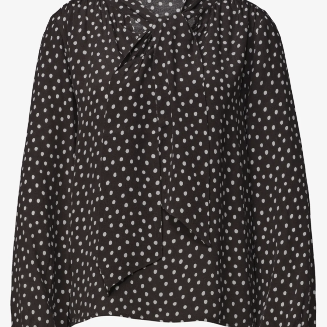 STREETONE - Blouse à manches longues avec nœud décoratif