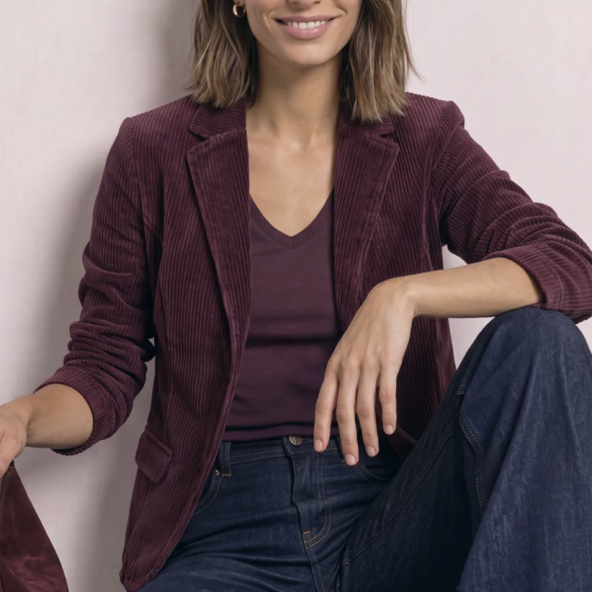 STREETONE - Blazer en velours côtelé
