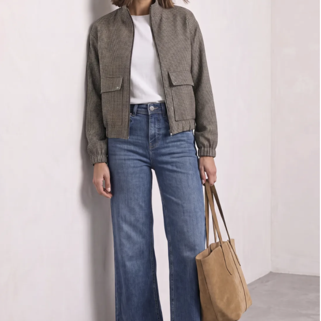 STREETONE - Veste à motif pied-de-poule