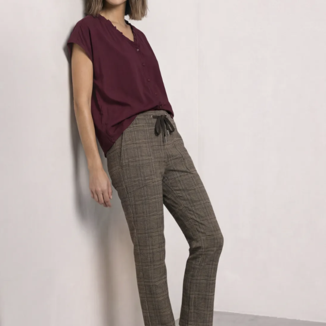 STREETONE - Pantalon à motif Prince-de-Galles