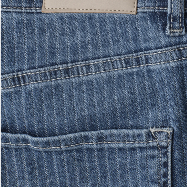 STREETONE - Jean taille haute à rayures