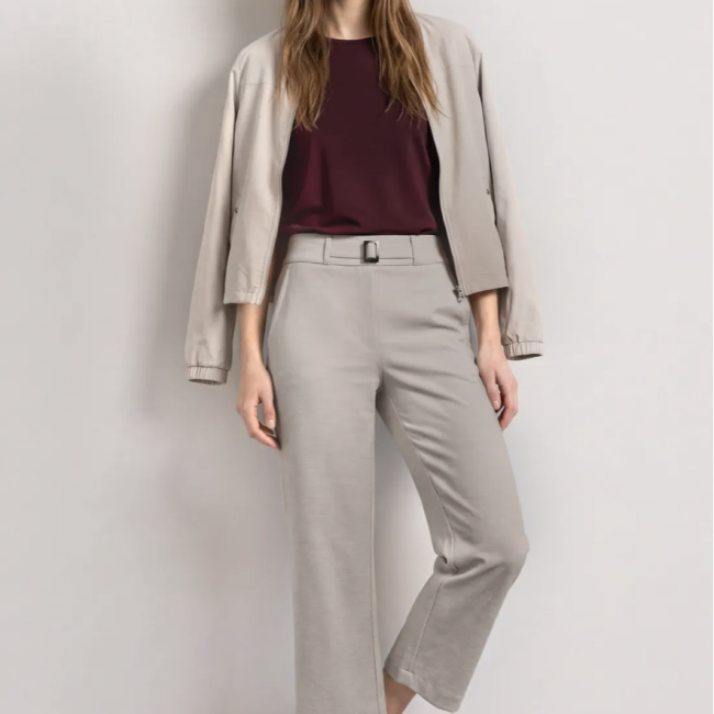 STREETONE - Pantalon large taille haute avec boucles décoratives