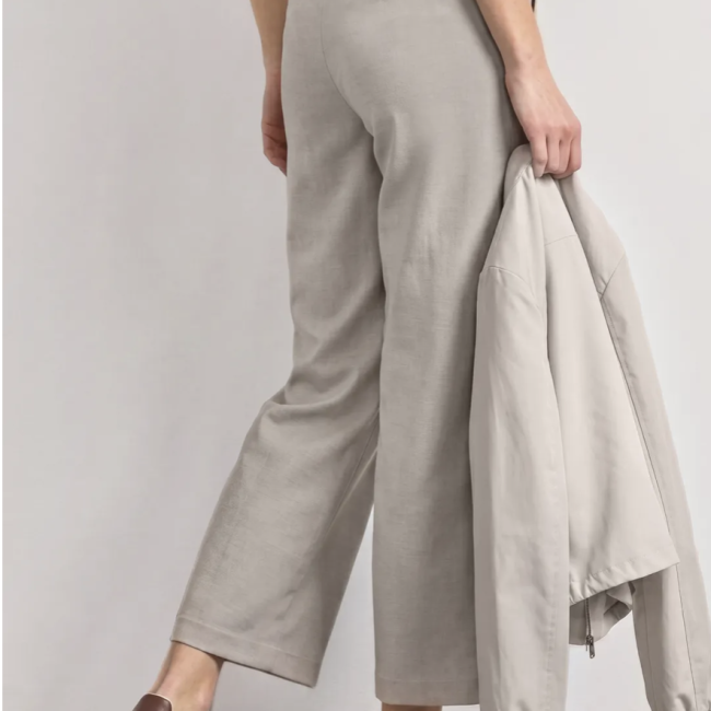 STREETONE - Pantalon large taille haute avec boucles décoratives