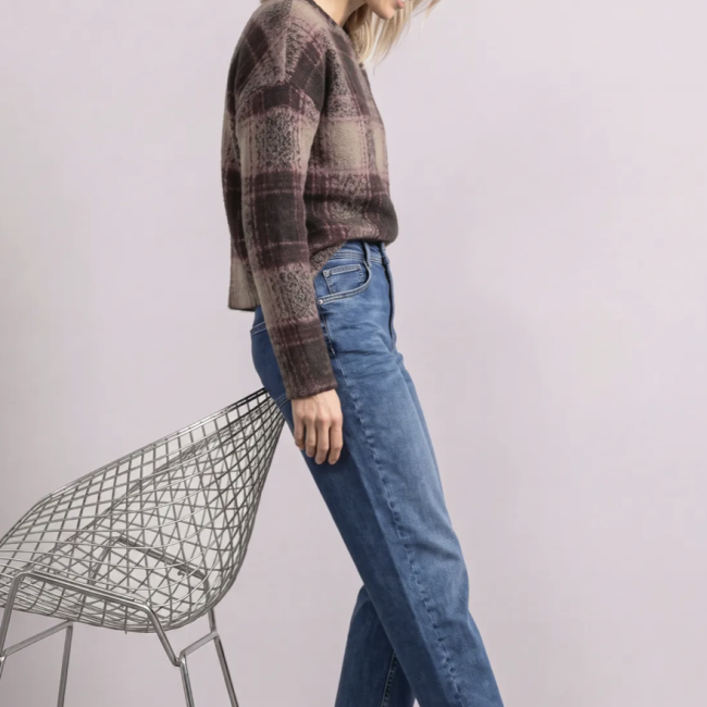 STREETONE - Pull avec motif à carreaux