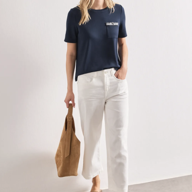 STREETONE - T-shirt avec poche décorative sur la poitrine