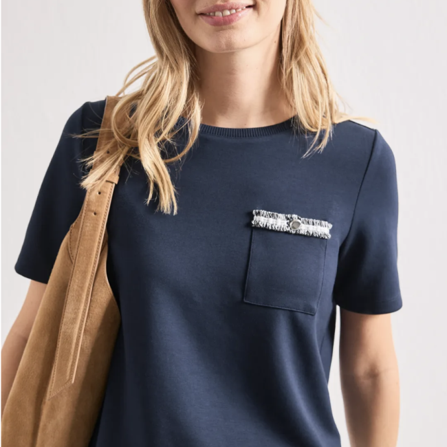 STREETONE - T-shirt avec poche décorative sur la poitrine